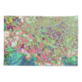 Housse D'oreillers Élégant Corail et Chartreuse Limelight Hydrangea (Dos)