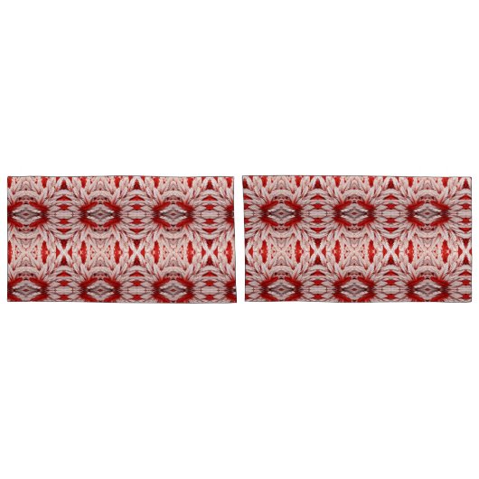 Housse D'oreillers Elegant Feather Pillowcases – Matching Bedroom Bed (Dos-Set)