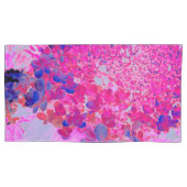 Housse D'oreillers Elégant Fuchsia et bleu foncé Limelight Hydrangea (devant-gauche)