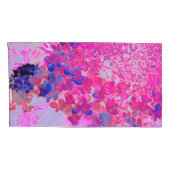 Housse D'oreillers Elégant Fuchsia et bleu foncé Limelight Hydrangea (Dos-Droit)