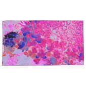 Housse D'oreillers Elégant Fuchsia et bleu foncé Limelight Hydrangea (devant-Droit)