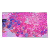 Housse D'oreillers Elégant Fuchsia et bleu foncé Limelight Hydrangea (Dos-gauche)