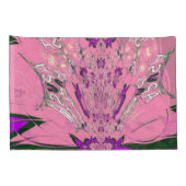 Housse D'oreillers Elégant Monogram Bloom : Magnifiquement Motif pers (Dos-Droit)