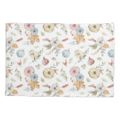Housse D'oreillers Elégant Motif d'aquarelle d'automne (Dos)