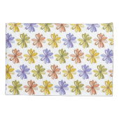 Housse D'oreillers Élégant Motif de fleurs (Dos)