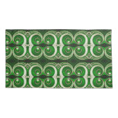 Housse D'oreillers Élégant motif en spirale M vert vert miroir (Dos)