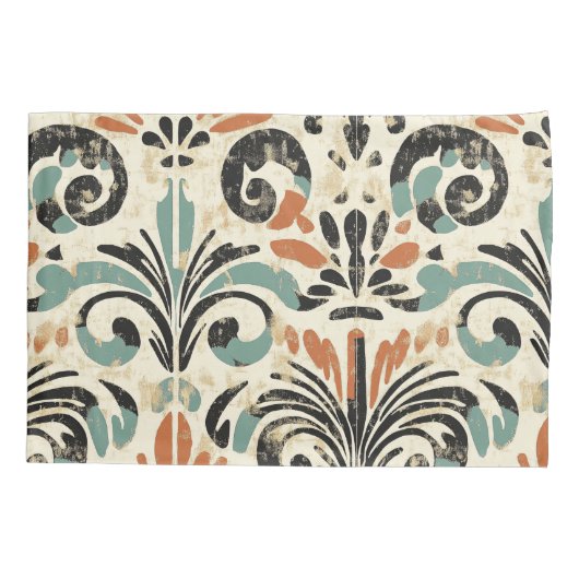 Housse D'oreillers Élégant Motif marocain espagnol carrelage (Dos-gauche)