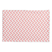 Housse D'oreillers Élégant rose et blanc Motif moderne (Dos)