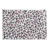 Housse D'oreillers Elegant Rose Gold Black Leopard Pattern (Dos-Droit)