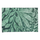 Housse D'oreillers Elégante aquarelle Botanique Vert Feuille (devant-Droit)