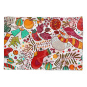 Housse D'oreillers Éléments de Noël festifs Design sans couture (Dos)