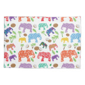 Housse D'oreillers Éléphants tropicaux (Dos-gauche)