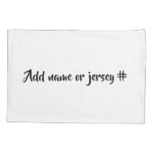 Housse D'oreillers Elle Croyait Qu'Elle Pourrait Monogrammer Volleyba (Dos)