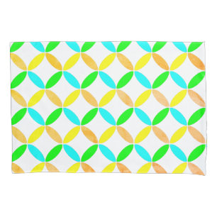 Housse D'oreillers Ellipse Motif Art Abstrait