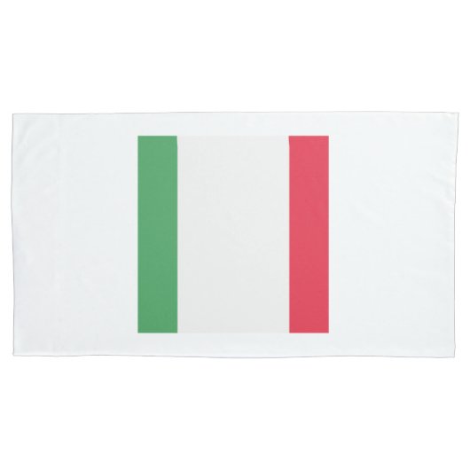 Housse D'oreillers Emblème du drapeau italien (devant-gauche)