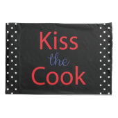 Housse D'oreillers Embrasse Le Cuisinier (Dos)