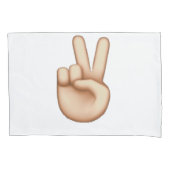 Housse D'oreillers Emoji - Paix (devant)