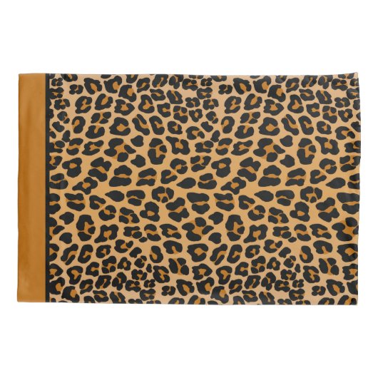 Housse D'oreillers Empreinte de léopard (Dos)