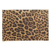 Housse D'oreillers Empreinte de léopard Brown chic (devant-Droit)