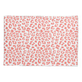 Housse D'oreillers Empreinte de léopard de corail (Dos-gauche)