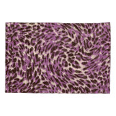 Housse D'oreillers Empreinte de léopard, Motif animal classique. (Dos)