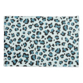 Housse D'oreillers Empreinte de léopard, Spots de léopard, Leopard bl (Dos)