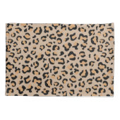 Housse D'oreillers Empreinte de léopard, Spots de léopard, Leopard Br (Dos)