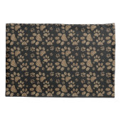 Housse D'oreillers Empreintes de pattes de tache de léopard (Dos)