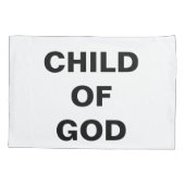 Housse D'oreillers "Enfant De Dieu" Unique (Dos)