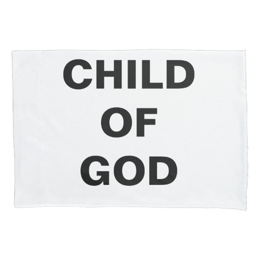 Housse D'oreillers "Enfant De Dieu" Unique (devant)