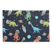 Housse D'oreillers Enfants Dinosaur Astronaut Motif (Dos-Droit)
