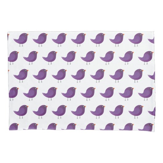 Housse D'oreillers Enfants mignonette birdy (devant)