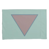 Housse D'oreillers Ensemble de coiffeuse Green Mauve Pastel (devant-Droit)