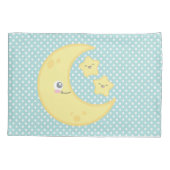 Housse D'oreillers Ensemble de Coques Coussins Kawaii Moon & Stars (Dos-gauche)