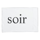 Housse D'oreillers Ensemble de Coussins Bonsoir "Good Evening" (devant-Droit)