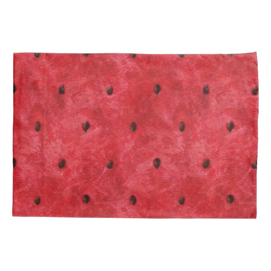 Housse D'oreillers Ensemble doux de caisse de coussin de pastèque (Dos)