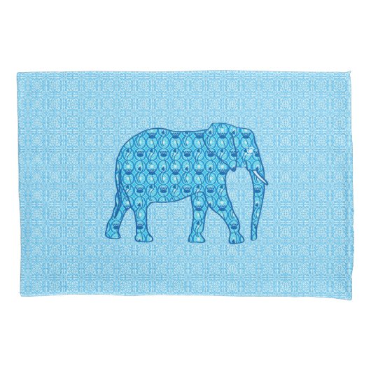 Housse D'oreillers Ephène de fleur de Lotus - turquoise (devant)