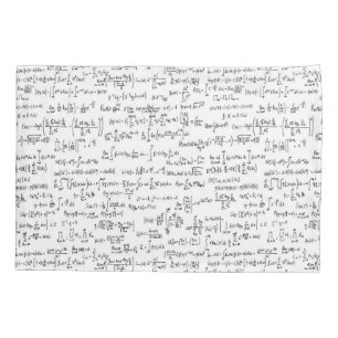 Housse D'oreillers Équations //de maths écrites par main