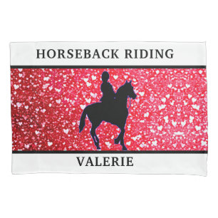 Housse D'oreillers Équitation Cheval & Rider Pillowcase