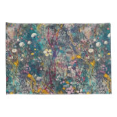 Housse D'oreillers Ethereal Fleur sauvage Dreams Design d'art Abstrai (Dos-Droit)