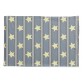 Housse D'oreillers Étoile brillante rayée (Dos)