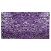 Housse D'oreillers Étoile violette Shine Shine art IA (devant-gauche)