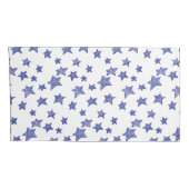 Housse D'oreillers étoiles de Noël dessinées à la main (Dos-Droit)