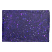 Housse D'oreillers Étoiles pourpres de Bokeh (Dos)
