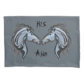 Housse D'oreillers Étonnant Cheval Design paire de Coques Coussin (devant-gauche)