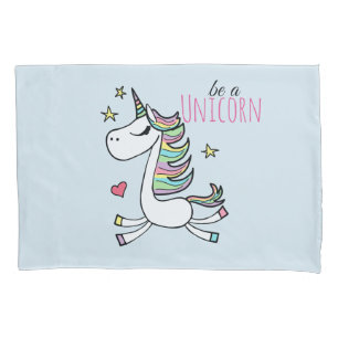 Housse D'oreillers Être Un Oreiller Unique Unicorne, Taille Standard