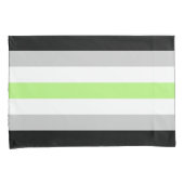 Housse D'oreillers Étui d'oreiller standard Drapeau Agender (devant-Droit)