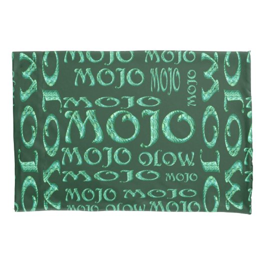 Housse D'oreillers Étui mojo vert (devant)