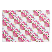 Housse D'oreillers Étui simple taille standard/hibou (Dos)