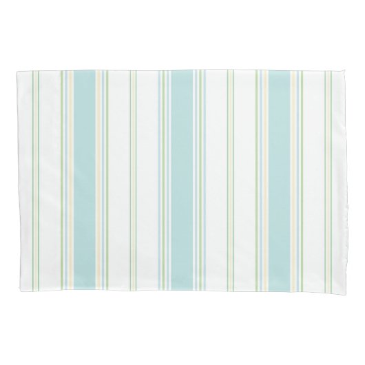 Housse D'oreillers Étui std 2 à la seaglass St Ives Stripe (devant-gauche)